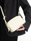 Momentlover Zipper Woven Crossbody Bags Bags