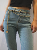 Momentlover Vintage Fashion Geometry Waist Chain