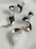 Momentlover Solid Color Geometric Drop Earrings