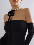 Momentlover Tied Handmade Bowknot Necklaces Accessories Bracelet Accessories