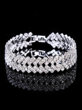 Momentlover Statement Party Alloy Rhinestone Bracelet Accessories