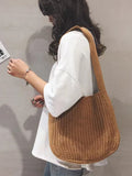 Momentlover Simple Solid Color Chic Knitting Bags Accessories