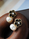 Momentlover Flower Shape Earrings Accessories