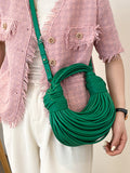 Momentlover Fashion Solid Color Tasseled Bags Accessories