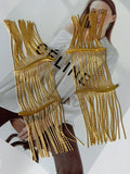 Momentlover Tasseled Fashion Earrings Accessories