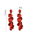 Momentlover Stylish Tasseled Acrylic Earrings Accessories