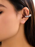 Momentlover Solid Color Geometric Ear Clip