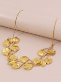 Solid Color Leaves Shape Necklaces Accessories