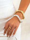 Momentlover Solid Color Geometric Bracelet Accessories