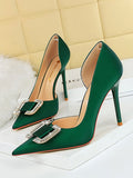 Momentlover Shallow Cut Pointed-Toe Scarpin Salto Pumps