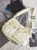 Momentlover Simple Solid Color Bags Accessories