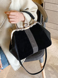 Momentlover Split-Joint Sequined Geometric Handbags Crossbody Bags Bags