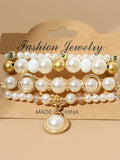 Momentlover Contrast Color Beaded Bracelet Accessories