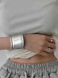 Momentlover Solid Color Geometric Irregularity Bracelet Accessories