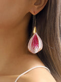 Momentlover Flower Shape Drop Earrings