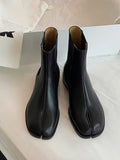 Momentlover Split-Toe Split-Joint Chelsea Boots Boots