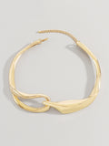 Solid Color Hollow Geometric Necklaces Accessories