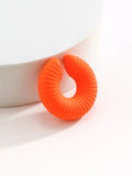 Momentlover Solid Color Geometric Ear Clip