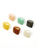 Momentlover Original Vintage 6 Colors Acrylic Geometric Ring