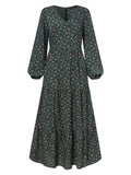 Momentlover Tiered Floral Print Dress DR6541
