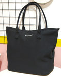Momentlover Casual Simple Letter Printed Tote Bag