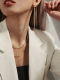 Momentlover Tasseled Geometric Drop Earrings