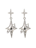 Momentlover Star Shape Geometric Normcore Drop Earrings