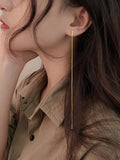 Momentlover Tasseled Drop Earrings