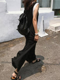 Momentlover Loose Simple T-shirt and Jumpsuits Suits