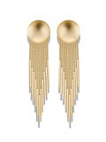 Momentlover Original Creation Tasseled Geometric Earrings Accessories