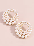 Momentlover Hollow Geometric Drop Earrings