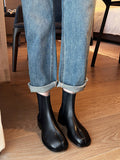 Momentlover Split-Toe Split-Joint Chelsea Boots Boots