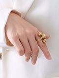 Momentlover Geometric Star Shape Rings Accessories