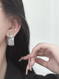 Momentlover Tasseled Rhine Stones Geometric Detachable Normcore Drop Earrings