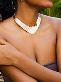 Solid Color Asymmetric Irregularity Necklaces Accessories