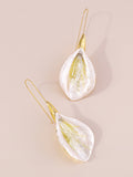 Momentlover Flower Shape Drop Earrings
