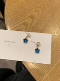 Momentlover Vintage Geometry Flower Shape Earrings Accessories