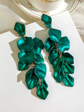 Momentlover Stylish Tasseled Acrylic Earrings Accessories
