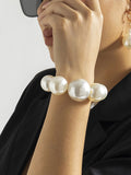 Momentlover Beaded Pearls Bracelet Accessories