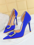 Momentlover Shallow Cut Pointed-Toe Scarpin Salto Pumps