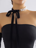 Momentlover Tied Handmade Bowknot Necklaces Accessories Bracelet Accessories