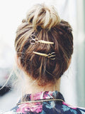 Momentlover Original Stylish Solid Color Scissor Shape Hair Band
