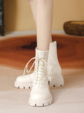Momentlover Split-Joint Lace-Up Dr. Martens Boots Boots