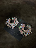 Momentlover Statement Multi-Colored Rhinestone Earrings Accessories