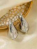 Momentlover Rhine Stones Geometric Earrings Accessories