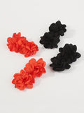 Momentlover Three-Dimensional Flower Drop Earrings