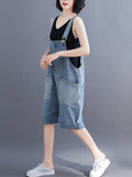Momentlover Original With Pocket Denim Overalls