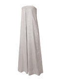 Momentlover Casual Wide Leg Strapless Solid Color Tube Jumpsuits