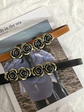 Momentlover Split-Joint Flower Shape Belts