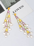 Momentlover Tasseled Drop Earrings